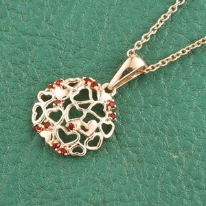Fine Jewelry, pendant Swarovski crystals, 14K gold